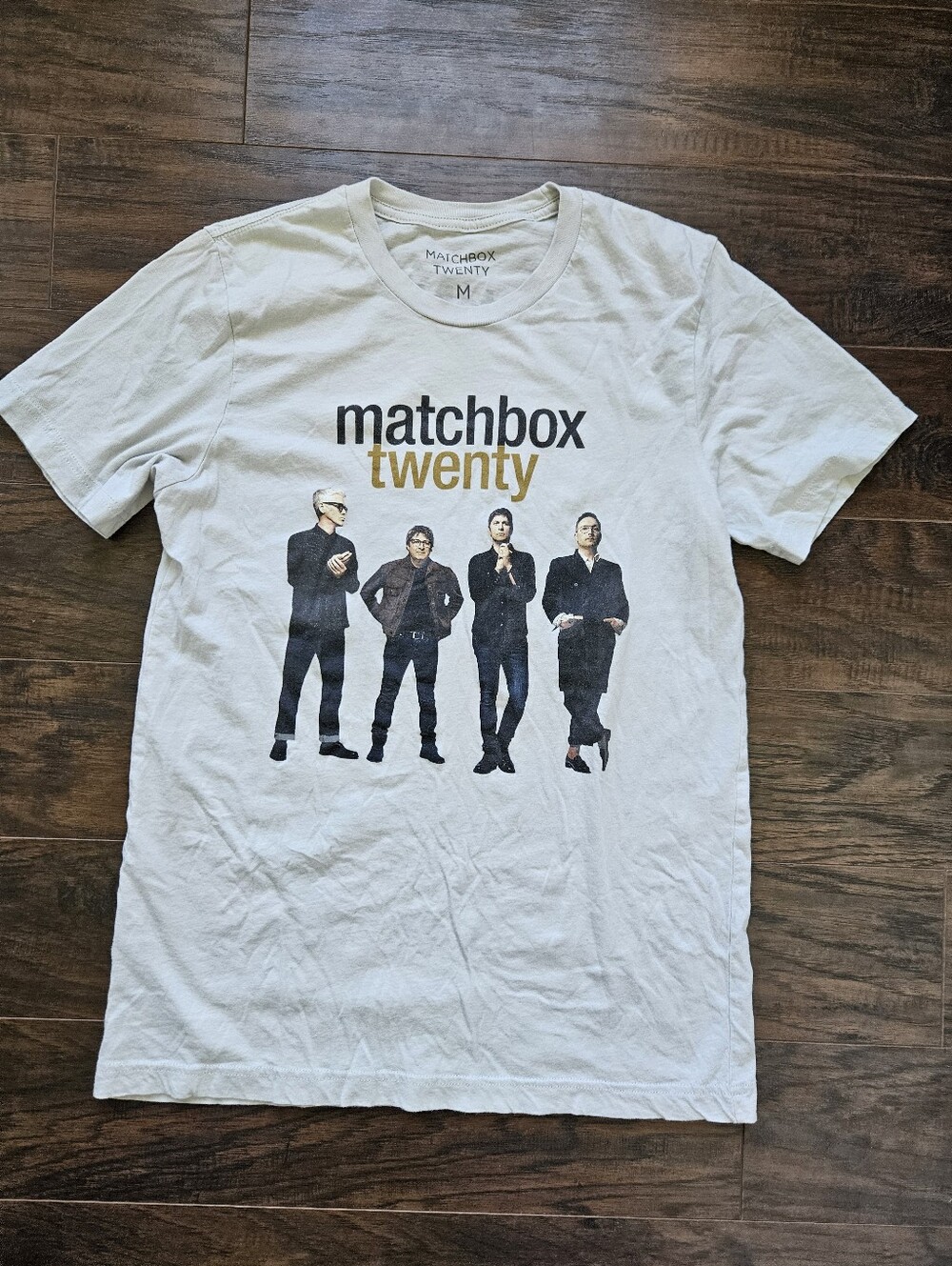 Matchbox Twenty Graphic Tee in White - Band Logo Shirt